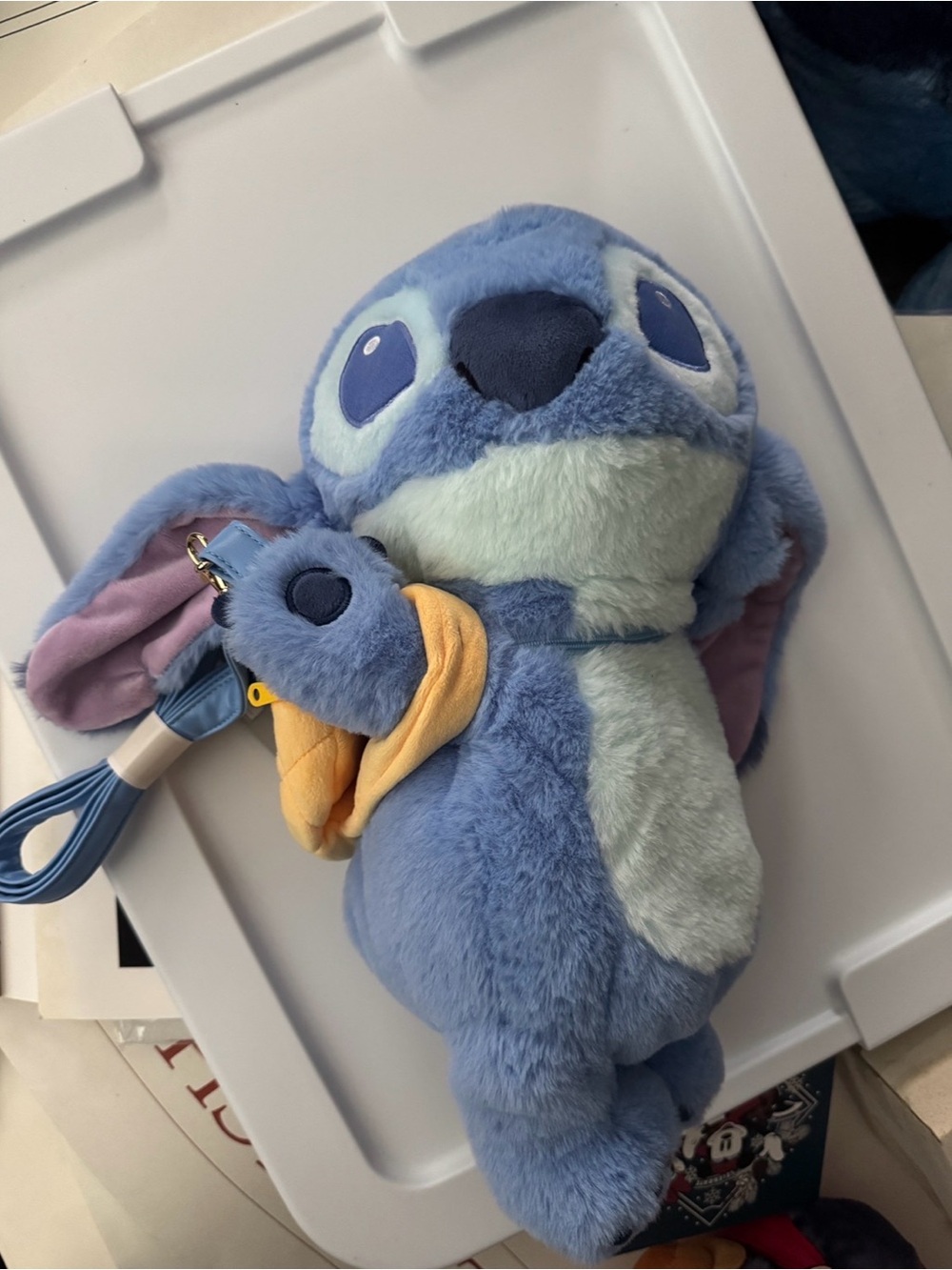 Hong Kong Disneyland Stitch Plush Backpack